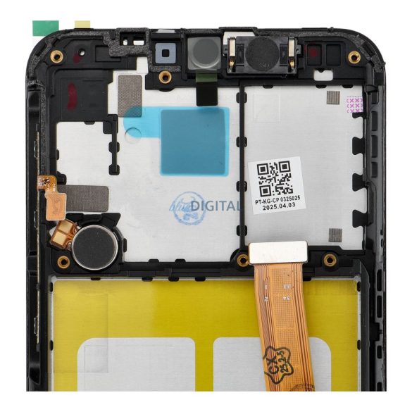 LCD kijelző Samsung Galaxy A20e készülékhez kerettel