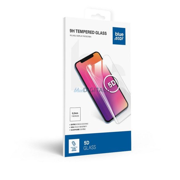 Blue Star edzett üveg fekete szegéllyel Xiaomi 15 Ultra