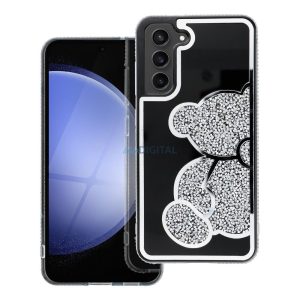 TEDDY BEAR tok Samsung Galaxy S25 Edge - ezüst színű