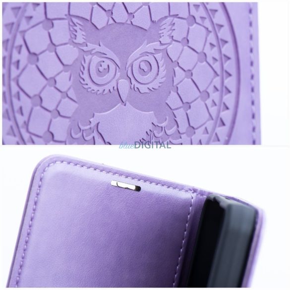 MEZZO könyvtok Samsung Galaxy S25 Edge - lila "álomfogó"