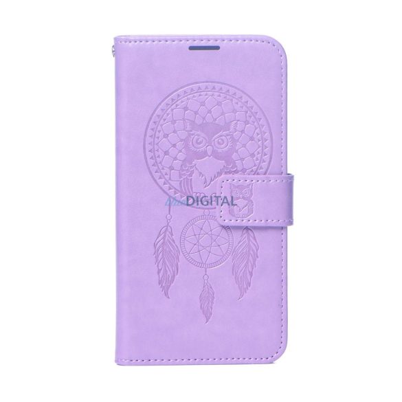 MEZZO könyvtok Samsung Galaxy S25 Edge - lila "álomfogó"
