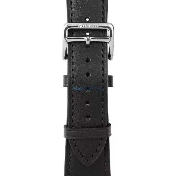 FORCELL F-DESIGN FA20 mágneses öko bőrszíj APPLE Watch 38 / 40 / 41 mm fekete