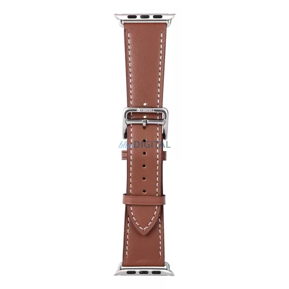 FORCELL F-DESIGN FA20 mágneses öko bőrszíj APPLE Watch 38 / 40 / 41 mm barna színű