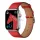 FORCELL F-DESIGN FA20 mágneses öko bőrszíj APPLE Watch 38 / 40 / 41 mm piros