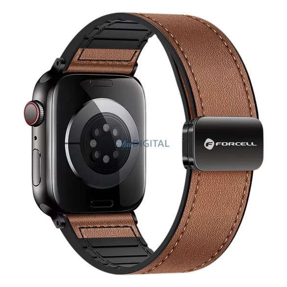 FORCELL F-DESIGN FA21 öko bőrszíj APPLE Watch 38 / 40 / 41 mm barna színű
