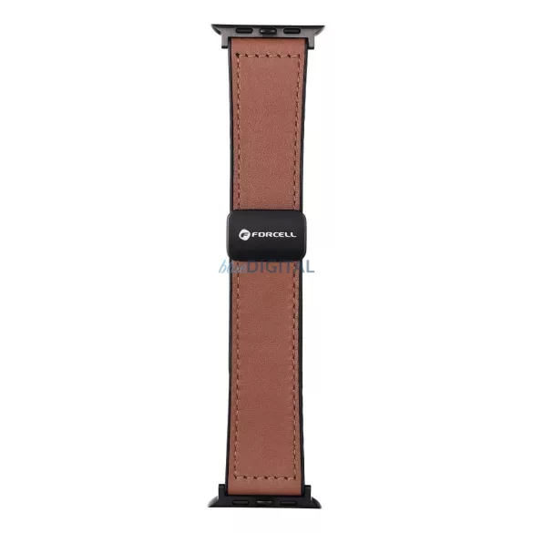 FORCELL F-DESIGN FA21 öko bőrszíj APPLE Watch 38 / 40 / 41 mm barna színű