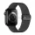 FORCELL F-DESIGN FA14 mágneses rozsdamentes acél szíj APPLE Watch 38 / 40 / 41 mm fekete