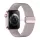 FORCELL F-DESIGN FA14 mágneses rozsdamentes acél szíj APPLE Watch 38 / 40 / 41 mm-es rózsaszín 