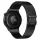 FORCELL F-DESIGN FS10 acél szíj SAMSUNG Watch 20 mm-es fekete színű