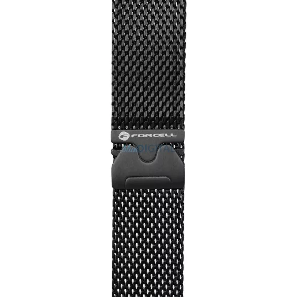 FORCELL F-DESIGN FS10 acél szíj SAMSUNG Watch 20 mm-es fekete színű