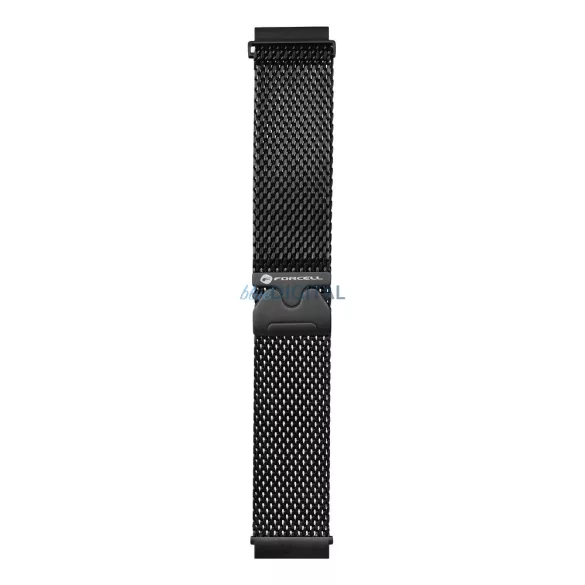 FORCELL F-DESIGN FS10 acél szíj SAMSUNG Watch 20 mm-es fekete színű