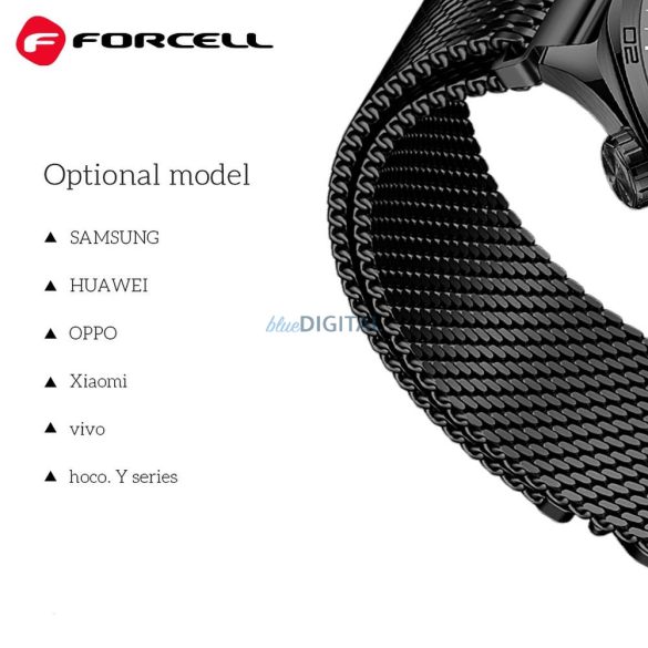 FORCELL F-DESIGN FS10 acél szíj SAMSUNG Watch 20 mm-es arany 