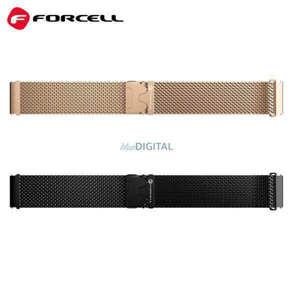 FORCELL F-DESIGN FS10 acél szíj SAMSUNG Watch 20 mm-es arany 