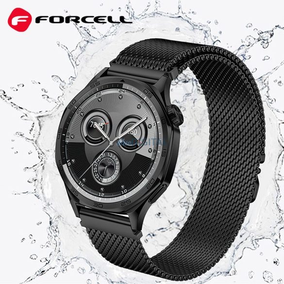 FORCELL F-DESIGN FS10 acél szíj SAMSUNG Watch 22 mm-es arany 