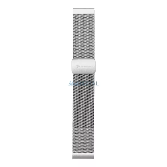 FORCELL F-DESIGN FS11 mágneses acél szíj SAMSUNG Watch 20 mm-es ezüst színben