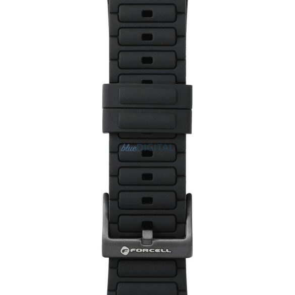 FORCELL F-DESIGN FS11 mágneses acél szíj SAMSUNG Watch 22 mm-es fekete színű