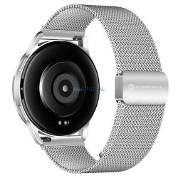   FORCELL F-DESIGN FS11 mágneses acél szíj SAMSUNG Watch 22 mm-es ezüst színű
