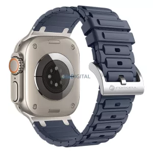 FORCELL F-DESIGN FA06 szilikon szíj APPLE Watch 38 / 40 / 41 mm-es kék