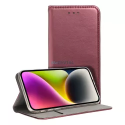 SMART MAGNETO könyvtok Samsung Galaxy M16 - bordó