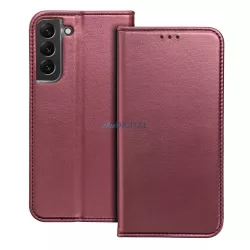 SMART MAGNETO könyvtok Samsung Galaxy M16 - bordó