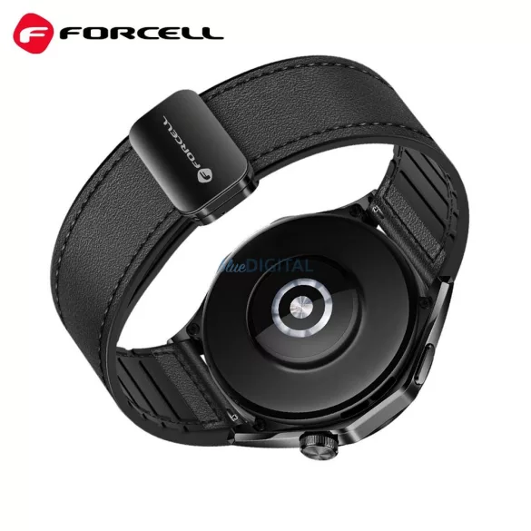 FORCELL F-DESIGN FS20 mágneses öko bőrszíj SAMSUNG Watch 20 mm barna