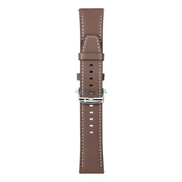 FORCELL F-DESIGN FS21 öko bőrszíj SAMSUNG Watch 20 mm-es barna
