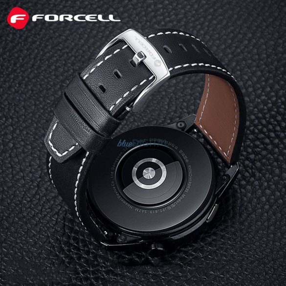 FORCELL F-DESIGN FS21 öko bőrszíj SAMSUNG Watch 22 mm-es barna
