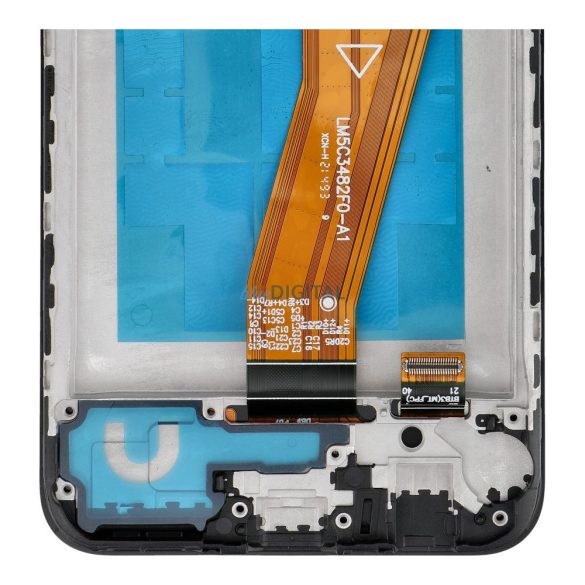 LCD kijelző SAMSUNG A03S A037G OEM készülékhez kerettel (164mm)