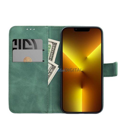 TENDER könyvtok Samsung Galaxy A06 4G/5G - zöld