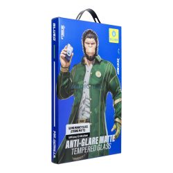   BlueO Mr. Monkey Glass AG Matte Glass tükrözédésmentes matt edzett üveg fekete szegéllyel Samsung Galaxy S24 Ultra