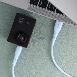 FORCELL F-ENERGY C341 kábel USB-A - Micro USB QC3.0 2,4A 18W szilikon 1 m kék