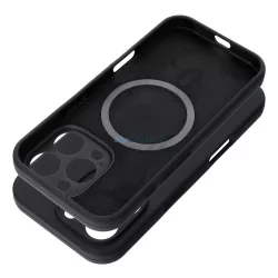 SILICONE 2mm MagSafe-kompatibilis tok iPhone 15 Pro - fekete