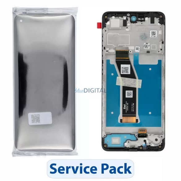 ServicePack LCD kijelző MOTOROLA Moto E14 5D68C24645 készülékhez - ALKATRÉSZ!