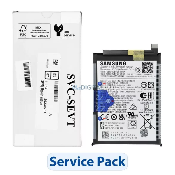 ServicePack akkumulátor SAMSUNG A14 5G A146 GH81-23314A készülékhez