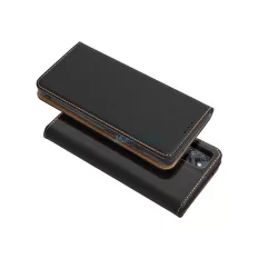 Leather Smart Pro könyvtok iPhone Air - fekete