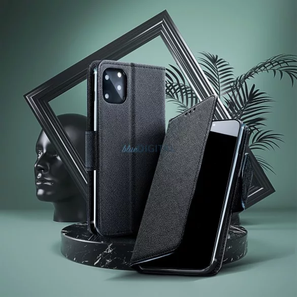 FANCY könyvtok iPhone Air - fekete
