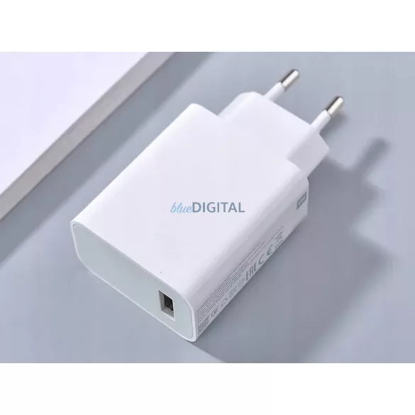 XIAOMI eredeti töltő USB-A QC3.0 3A 33W MDY-16-EF fehér