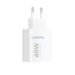 XIAOMI eredeti töltő USB-A QC3.0 3A 45W MDY-17-EF fehér