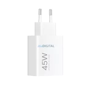 XIAOMI eredeti töltő USB-A QC3.0 3A 45W MDY-17-EF fehér