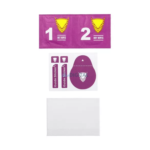 OG Premium Glass 6D oleofób edzett üveg fekete szegéllyel iPhone Air