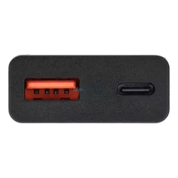   Travel charger Blue Star Slim GaN 1x Type C + 1x USB A PD QC4.0 3A 25W black