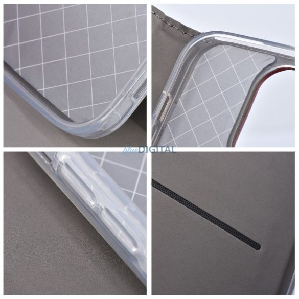 SMART MAGNETO könyvtok iPhone 17 - bordó