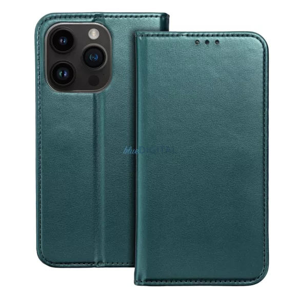 SMART MAGNETO könyvtok iPhone Air - sötétzöld