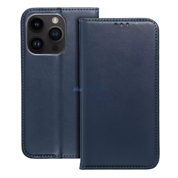 SMART MAGNETO könyvtok iPhone Air - tengerészkék