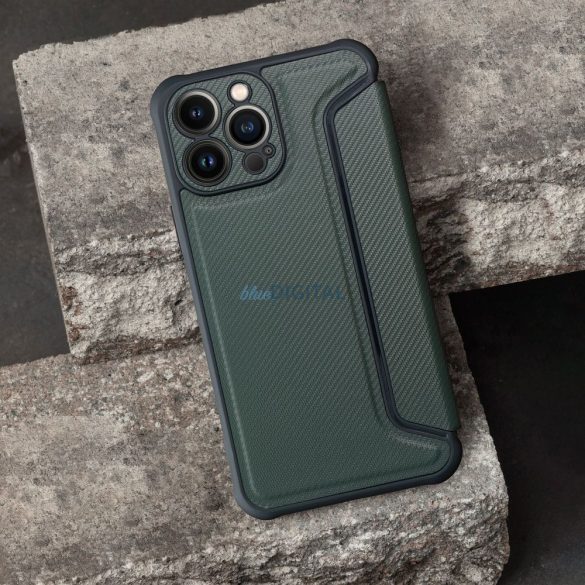 RAZOR könyvtok iPhone 17 - sötétzöld