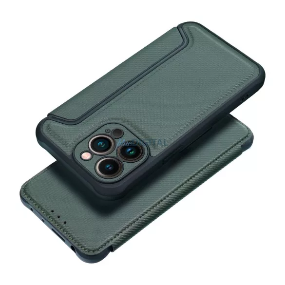 RAZOR könyvtok iPhone Air - sötétzöld