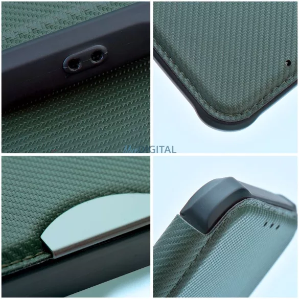 RAZOR könyvtok iPhone Air - sötétzöld