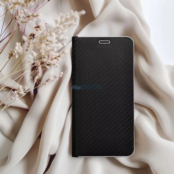 LUNA CARBON könyvtok iPhone Air - fekete