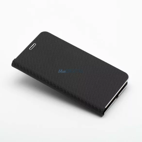 LUNA CARBON könyvtok iPhone Air - fekete