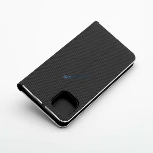 LUNA CARBON könyvtok iPhone Air - fekete